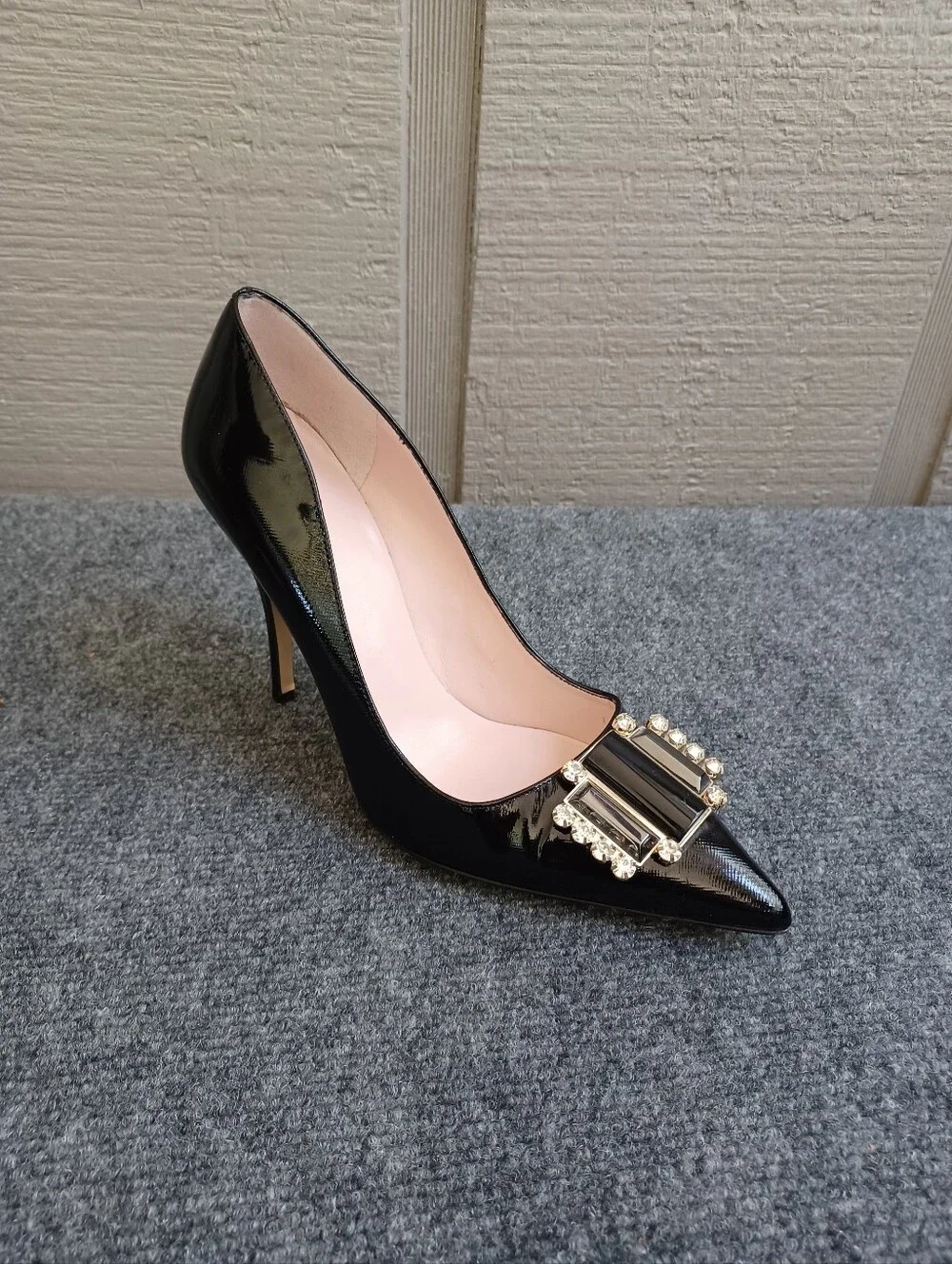 Kate Spade Laylee Pumps High Heels Shoe Size 9 B Women Embellished In Black